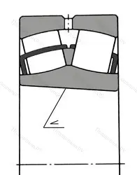 Подшипник  24136K (4153736) размер 180x300x118 от производителя  SKF