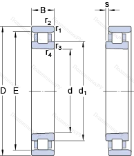 Подшипник N 1024 KTN 9/HC 5SP