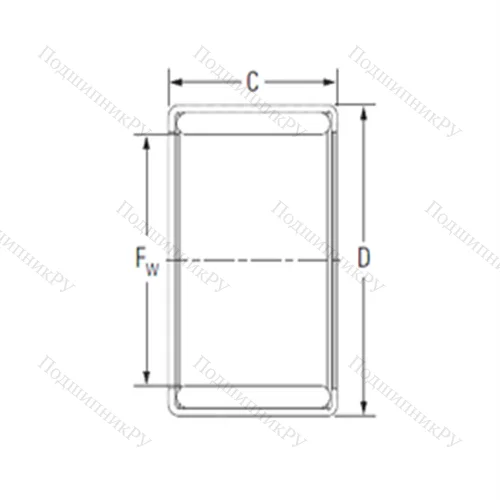 Подшипник игольчатый радиальный 6YM 1110BM