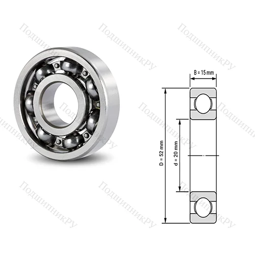 Подшипник шариковый радиальный 16002 C 3