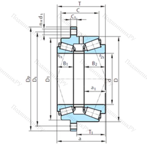 Подшипник роликовый радиально-упорный PSL 69-17-1