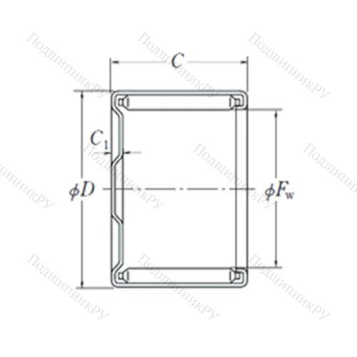 Подшипник игольчатый радиальный
