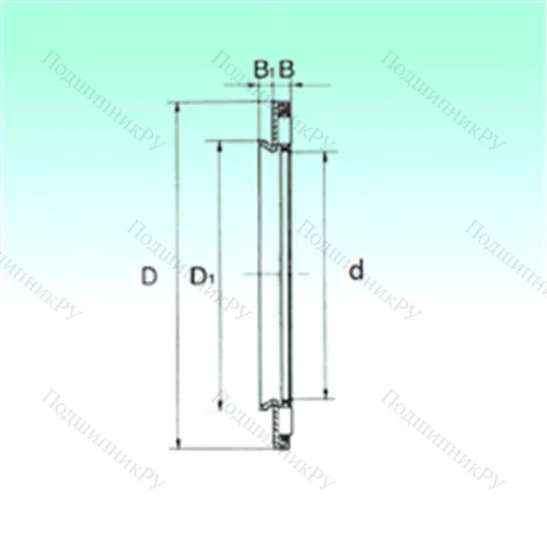 Подшипник игольчатый упорный AXW 15