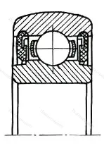 Модификация подшипника 1580207К1С17 размер 35x72x20 от производителя  ГПЗ-8