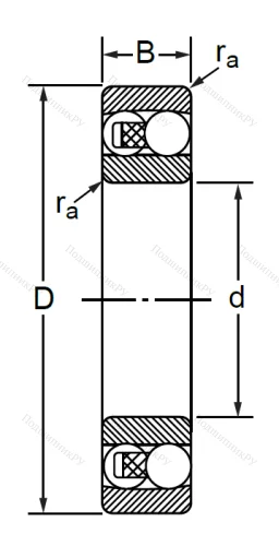 Двухрядный шариковый подшипник 1211 в Смоленске