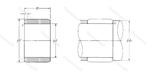 Игольчатый подшипник внутреннее кольцо IR 12x15x22.5 от производителя  NTN