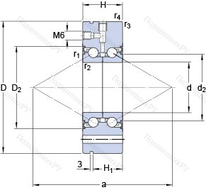 Подшипник BEAM 025075 C-2RSH