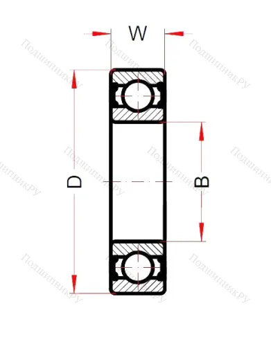 Высокотемпературный подшипник 6205 BHTS 2RS C 4 VT 220° (BECO) от производителя  BECO