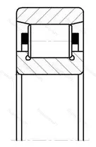 Модификация подшипника 2614 размер 70x150x51 ГПЗ-34
