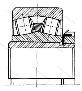 Модификация подшипника 353514 размер 70x140x33/59