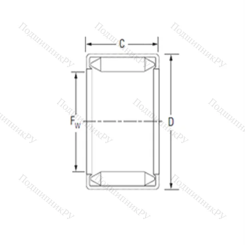 Подшипник игольчатый радиальный BH 1310 от производителя  KOYO