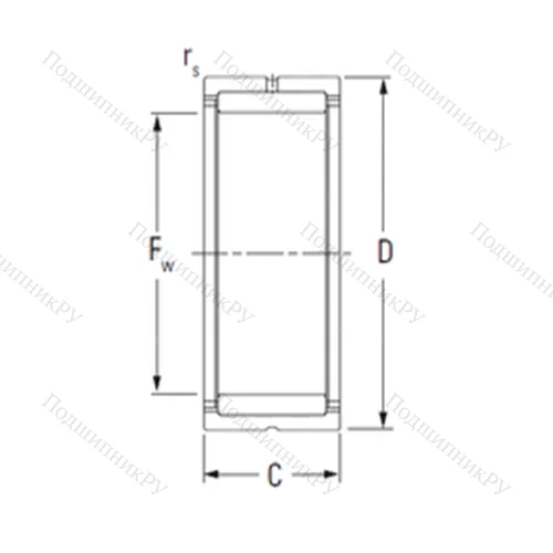 Подшипник игольчатый радиальный RNA 49/38R-1