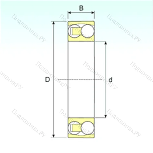 Подшипник шариковый радиальный самоцентрирующийся 1344