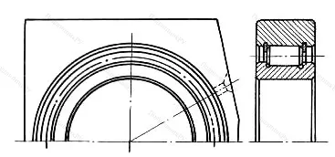 Модификация подшипника 812810 размер 51,5x83x90