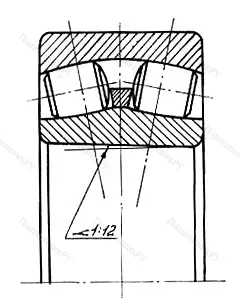 Модификация подшипника 153616Н размер 80x170x58 ГПЗ-11