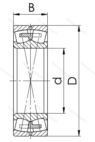 Сферический роликовый подшипник 3530 АМН (22230 MBW 33) в Смоленске