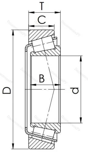 Конический роликовый подшипник 7518 (32218) в Смоленске