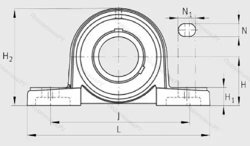 Подшипниковый узел UCP 208 J 7 в Смоленске