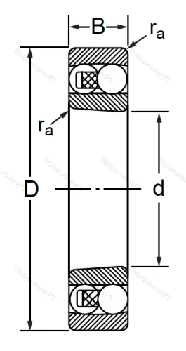 Двухрядный шариковый подшипник 1315 K в Смоленске
