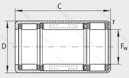 Подшипник обгонной муфты обгонная муфта HFL 1626-L 564 в Смоленске