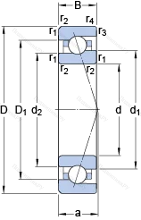 Подшипник 7012 CE/HCP 4BVG 275