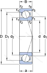 Подшипник 719/9 ACE/HCP 4A