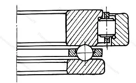 Подшипник  608832 размер 160x250/220x42,5 от производителя  ГПЗ-4