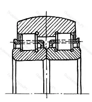 Модификация подшипника 982807М размер 35x77,1x37,8