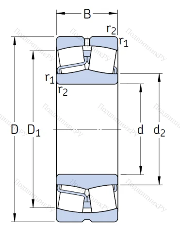 Сферический роликовый подшипник 23120 CC/W 33 от производителя  SKF