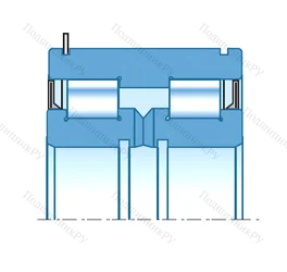 Двухрядный роликовый подшипник SL 04 5016 LLNR от производителя  NTN