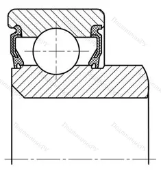 Модификация подшипника 6-520806ЕС23 размер 20x60x16/20