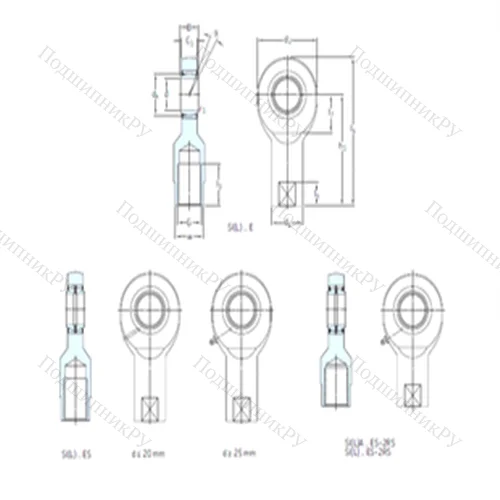 Подшипник скольжения сферический SI 70ES-2RS