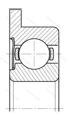 Подшипник  860025 размер 5x16x5 от производителя  ГПЗ-30
