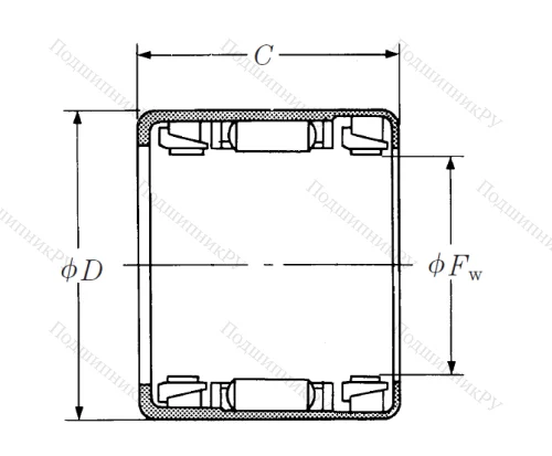 Подшипник обгонной муфты  4 RCB-121616 в Смоленске