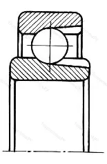 Подшипник  900904 размер 22x35x6