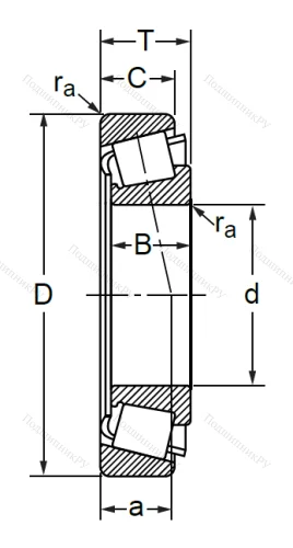 Конический роликовый подшипник 7610 (32310) в Смоленске