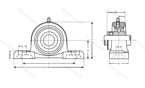 Подшипниковый узел UKP 210 в Смоленске