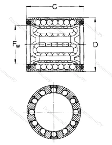 Подшипник LBBR 50-2LS в Смоленске