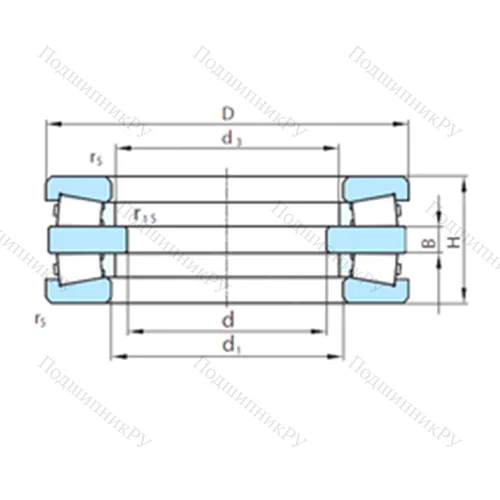 Подшипник роликовый упорный PSL 911-2