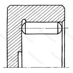 Подшипник  904902 размер 14,733x23,841x11,35