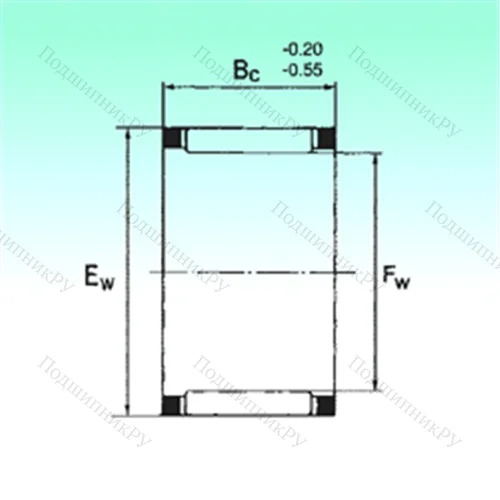 Подшипник игольчатый радиальный KZK 26x34x16