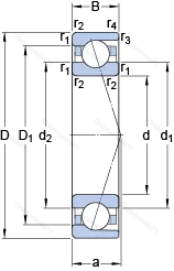 Подшипник 71906 CDTP/P 4B