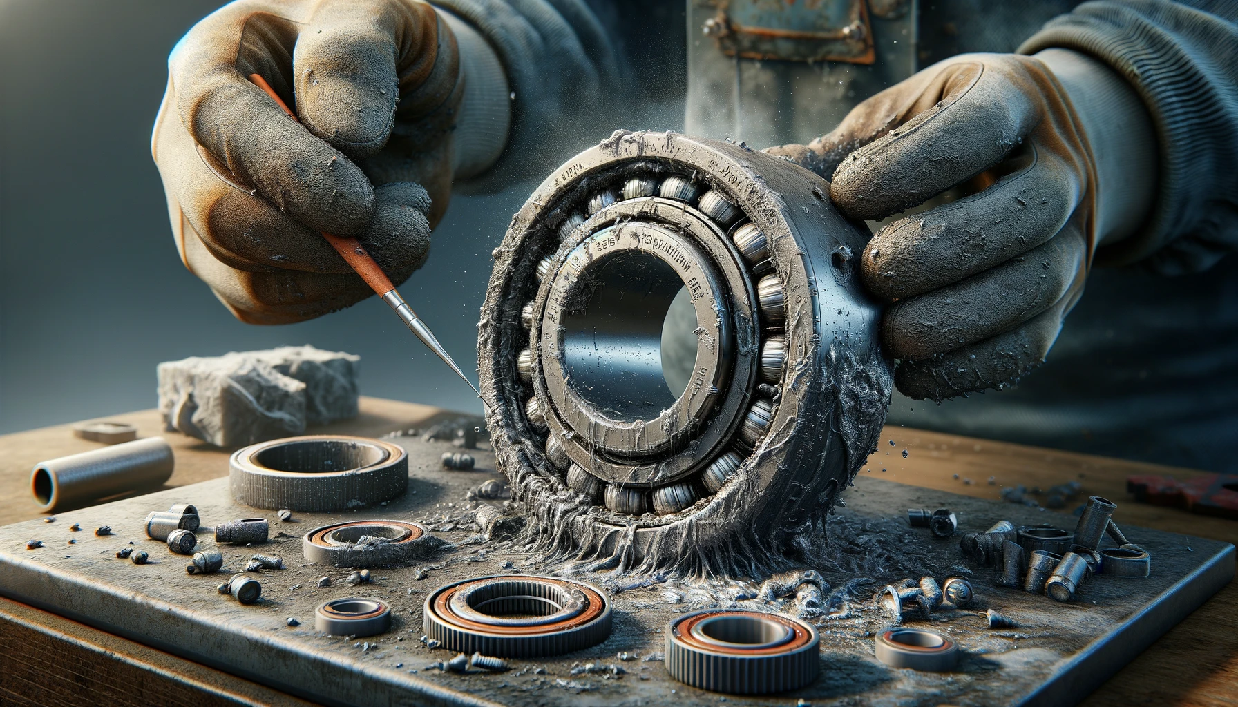 Загрязнение в подшипниках как причина износа Загрязнение в подшипниках как причина износа