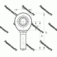 Подшипник GAR 20-UK