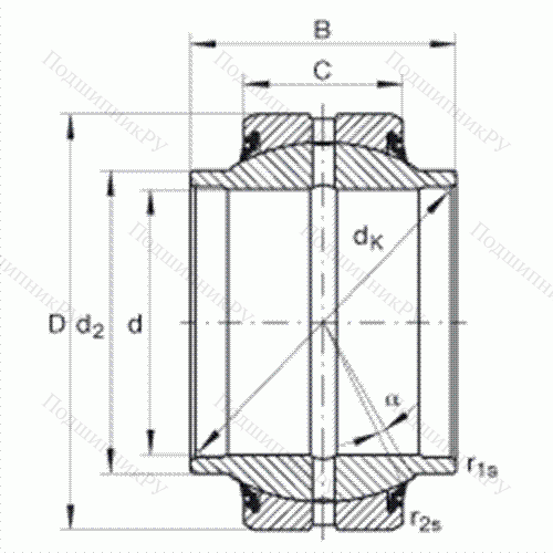 Подшипник шарнирный GE 60-HO-2RS